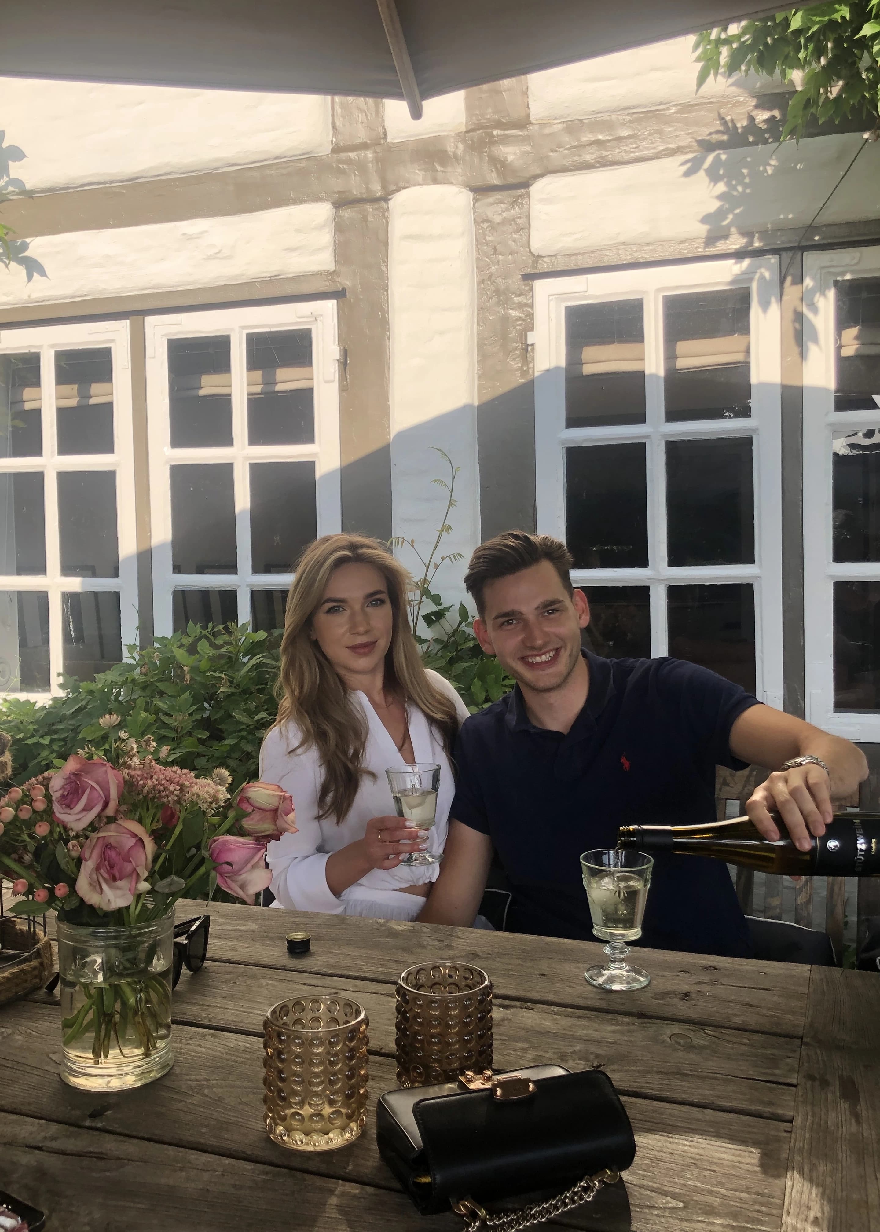 Dinner auf der Terrasse