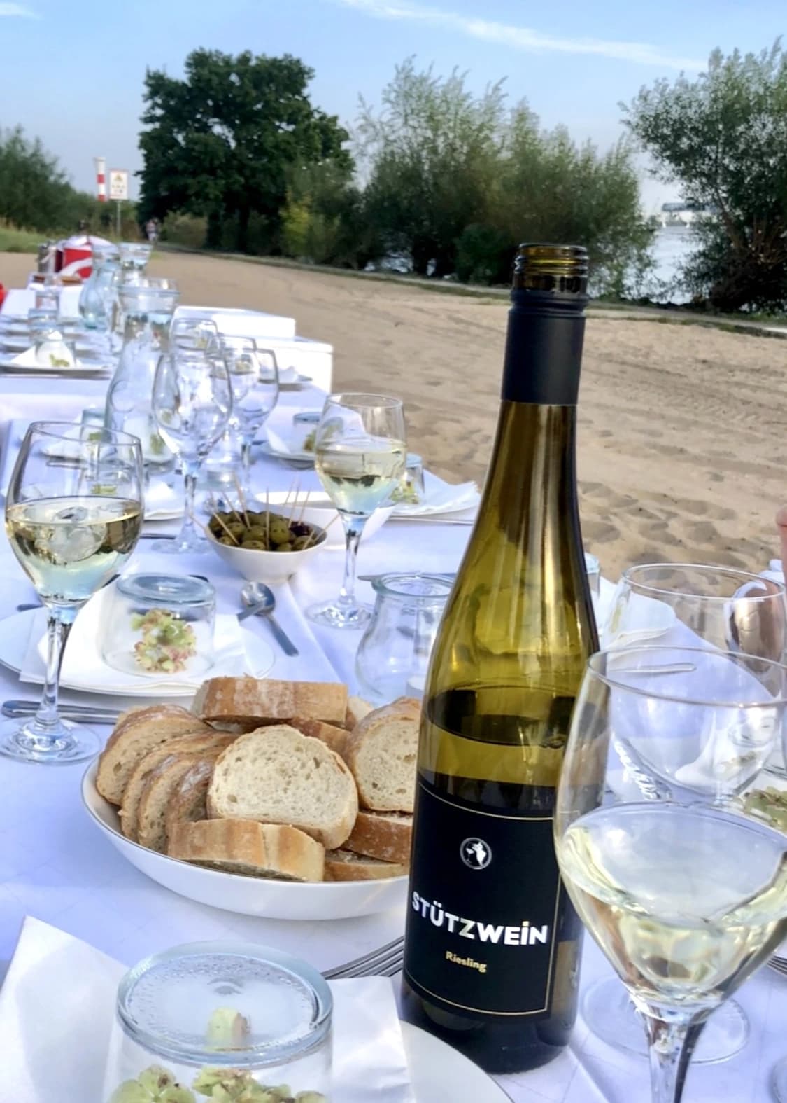 Elegantes Outdoor-Dining